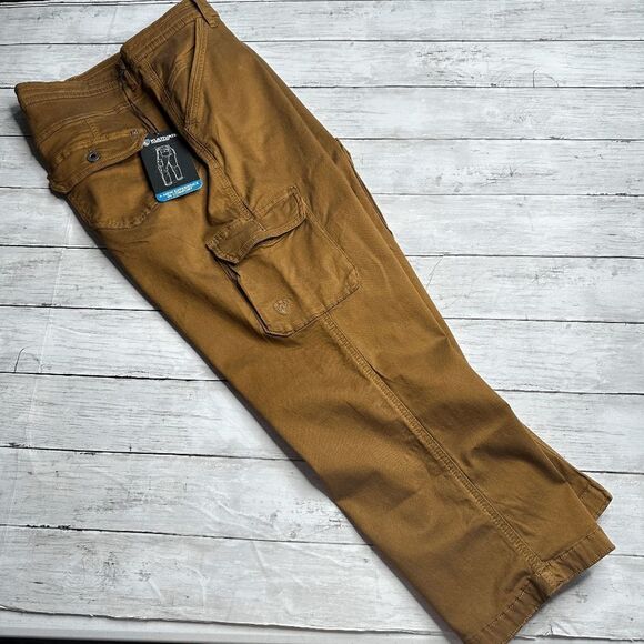 NWT Kuhl Kultivatr Cargo crop pants 12 Reg Tuscan Sun - Picture 4 of 8